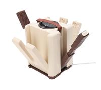 Luocute Sèche-chaussures, Chauffage à 360 Degrés, Séchage Rapide, Minuterie Réglable jusqu'à 120 Minutes, Conception à 6 Bras avec Chaleur Uniformément Répartie pour Baskets, Bottes, (Prise UE 220V)