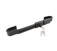 Luocute Serrure de Conteneur D'expédition, Serrure de Porte de Chargement en Métal Robuste Réglable de 9 à 18 Pouces avec 3 Clés pour unité de Stockage de Chantier de Construction de