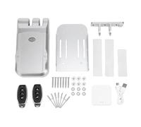 Luocute Serrure de Porte Intelligente, Pêne Dormant électronique D'entrée sans clé WiFi avec Télécommande Application Mobile Déverrouiller le Système Antivol à Double Moteur, pour la