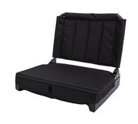 Luocute Sièges de Stade à Dossier Haut Réglable en Hauteur avec Support Dorsal et Coussin, Chaises de Gradin Portables avec Porte-gobelet et Bandoulière, 16,93 X 13,39 X 5,12 Pouces,