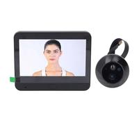 Luocute Sonnette Vidéo Intelligente, Caméra WiFi 1080P avec écran Couleur 4,3 Pouces, Grand Angle 120°, Nocturne, Détection de Mouvement, Visionneuse de Judas Numérique, pour Maison,