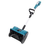Luocute Souffleuse à Neige sans Fil, Pelle à Neige électrique sans Balais 21 V 3000 MAh avec Poignée Incurvée Réglable et Perche Extensible, Largeur de Déneigement de 32 Cm, Portée de 8 M (Prise UE)
