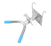 Luocute Support de Castration de Porcelets en Acier Inoxydable, Double | Pour une Utilisation dans une Ferme D'élevage, Joints Soudés Robustes, Antirouille, Support Fixe Mural, Opération par une