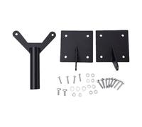 Luocute Support de Fixation pour Girouette sur Toit, pour Mât de 19 Mm, | Construction en Fonte, Compatible avec Toits en Dôme de Granges, Réglable de 0 à 90°, Joint d’étanchéité pour Toit incliné.
