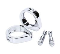 Luocute Support de Relocalisation de Clignotant de Moto de 49 Mm, Alliage D'aluminium
