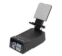 Luocute Support de Téléphone avec Haut-Parleur, Chargeur, Réveil, Angle Réglable, 7 Modes Légers et Batterie de 2000mAh, Utilisation Multi-scénarios, Idéal pour Les Hommes Adolescents