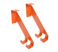 Luocute Support de Tronçonneuse 2 Pièces, Support Mural Robuste en Acier Inoxydable pour Le Stockage D'atelier de Garage, Orange