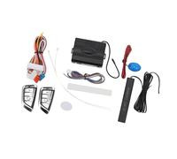 Luocute Système D'alarme pour Voiture, Système Antivol D'entrée sans clé Passive PKE avec Capteur Micro-Ondes, Capteur de Choc et Télécommande, pour Véhicules 12 V.