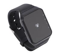 Luocute Système D'appel sans Fil, 1 Watch Receiver 1 Clé Transmetteur RF Pager Set, Réponse Rapide avec Vibration, Buzzer, Clignotement, Longue Batterie de Secours, Rechargeable, IPX4