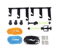 Luocute Système de Support de Fond Manuel à 3 roulettes pour Fixation Murale, Conception à 3 Axes avec Roues pour Un Déplacement sans Effort, Compatible avec Une Installation sur