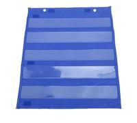 Luocute Tableau de Poche Magnétique, Tableau de Poche Transparent Double Face avec Support Magnétique pour le Vocabulaire, les Mots Qui Riment, les Exercices Mathématiques, les (BLUE)