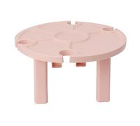 Luocute Tables de Pique-Nique Portables, Table à Vin Pliable en Plastique avec Porte-Boisson et évier, pour Camping en Plein Air, Barbecue, Plage, Jardins, Fête, Compagnon D'extérieur (Pink)