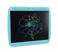 Luocute Tablette D'écriture LCD avec Protection des Yeux pour Enfants | Batterie Rechargeable, Tableau de Dessin coloré Effaçable, Bloc-notes Réutilisable de 15 Pouces à écran divisé à 3 Touches