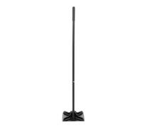 Luocute Tambour en Acier pour Le Compactage de L'asphalte, du Gravier et | 9,84 X 9,84 Pouces, Poignée en Acier de 48 Pouces, Compacteur Manuel Robuste pour Base de pavé, Pelouse et Allées de Jardin