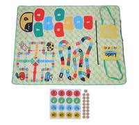 Luocute Tapis de Pique-Nique 3 en 1, Grande Couverture épaisse et Imperméable en Tissu Oxford, Idéale pour Le Camping, la Plage, Le Parc et Les Jeux sur l'herbe.