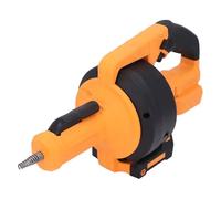 Luocute Tarière de Vidange électrique, Machine de Nettoyage de Drain sans Fil 21V au Lithium sans Fil avec Câble Flexible 7m, Outil de Serpent de Plomberie Automatique (Prise UE)