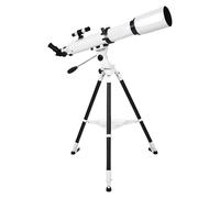 Luocute Télescope Astronomique Professionnel, Objectif Multi-revêtement de 80 Mm, Réfracteur de 700 Mm avec Trépied Réglable, Adaptateur Téléphonique et Contrôleur pour Les