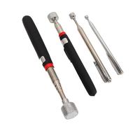 Luocute Télescopique Pince Magnétique pour Zone étroite de Véhicule | Miroir d\'inspection rond, 5 pièces, 4 forces, poche compacte, récupération du métal, utilisation pour l\'inspection