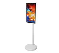 Luocute Téléviseur à écran Tactile 21,5 Pouces, Résolution 4G 64G 1920 X 1080, Caméra 5 MP, Angle Réglable, Roue Silencieuse Dissimulée, écran Professionnel, avec TV Mobile (Prise UE