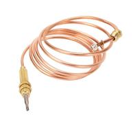 Luocute Thermocouple à Gaz, HR0001 Thermocouple de Remplacement de Cuisinière Universel en Cuivre de 120 Cm avec Résistance à Haute Température, pour Four Cuisinière à Gaz