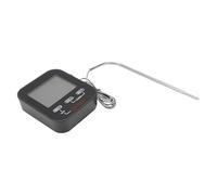 Luocute Thermomètre à Viande Numérique, Thermomètre Alimentaire sans Fil avec 2 Sondes 7 Options Préréglées Alarme Haute Basse pour Four Fumeur Grill Barbecue Cuisson (BLACK)