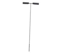 Luocute Tige de Sonde de Sol en Acier Inoxydable, Tige de Terre Segmentée Réglable de 32 Pouces avec Poignée en T pour Localiser Les Tuyaux de Fosses Septiques, Test de Compactage du