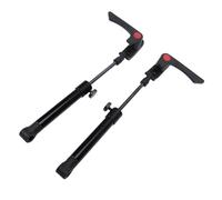 Luocute Tige de Support de Fenêtre de Camping-car, Télescopique, 2 Pièces, | pour Camping-car et Remorque, Construction ABS + Métal, Revêtement Antirouille, Verrouillage Automatique