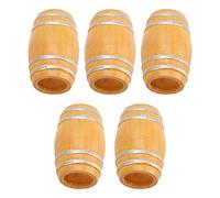 Luocute Tonneau de Vin Miniature 1:12, Tonneau de Bière Miniature en Bois, Tonneau de Bière en Bois de Camphre, Décoration Idéale pour Maison de Poupée, Convient pour Les Décorations de