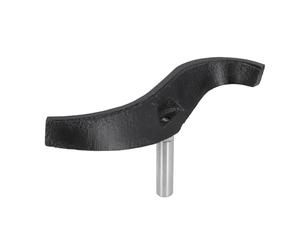Luocute Tour à Bois courbé, Support D'outil, Colonne en Acier allié de | Porte-outil de tournage du bois en forme de S, pour lit de tour de 16 mm, avec colonne en acier allié soudé, pour le