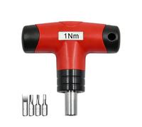 Luocute Tournevis à Poignée en T, Porte-embout Hexagonal 1/4" avec Embouts PH3 T20 H4 SL7, Couple de Torsion de 1 N.m pour Atelier électrique, Mécanique et Automobile, Usage Domestique