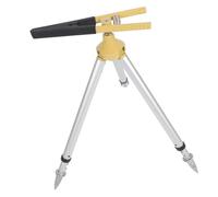 Luocute Trépied de Poteau de Portée en Aluminium utilisé pour Le Poteau D'enquête, équipement D'enquête pour L'arpentage de la Station Totale, Support de Trépied Réglable en Alliage