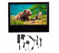 Luocute TV Portable 14 Pouces, écran LED TFT avec Haut-Parleur 20 W, Interface Multimédia HD, Ports USB AV, Télécommande 1366 X 768, pour Camping, Voyage, Cuisine, Chambre à Coucher
