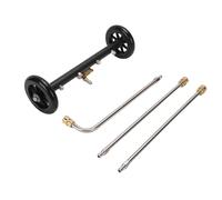 Luocute Universel 16 Pouces de Lave-Ronde de Porte-roulement Nettoyant et Fixation du Balai à Eau, Connecteur Rapide 1/4 de Pouce 4400 Psi 2 en 1 Laveur électrique Broom à Eau pour