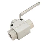 Luocute Vanne à Billes de Lave-Glace, Soupape à Billes en Acier Inoxydable, Raccords de Connexion Rapide de 3/8 Pouces, Kit de Tuyau de Lave-Linge de 4500 Psi, Accessoires de Tuyaux de