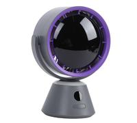 Luocute Ventilateur de Bureau USB, Circulateur D'air à Turbine Haute Vitesse avec Affichage Numérique et Veilleuse Ambiante, 3 Vitesses Réglables, Batterie Rechargeable, pour Bureau à