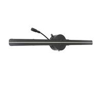 Luocute Ventilateur D'hologramme 3D, Projecteur 3D WiFi de 16,5 Pouces avec 224 Perles de Lumière LED pour la publicité en Magasin, Fête, Bar, Casino (Prise UE)