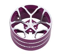 Luocute Volant D'émetteur RC, Volant de Remplacement en Métal de qualité Supérieure avec Disque de Frein pour émetteur FUTABA DUMBORC RadioLink WFLY RC (Violet)