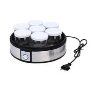Luocute Yaourtière avec Saveur Originale Préservée, Yaourtière électrique 20 W en Acier Inoxydable, Machine Multifonctionnelle Portable Faite Maison pour Confitures, Puddings