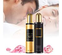 L'UODAIS Golden Lure Feromone Hair Spray,L'UODAIS Long Lasting Hair Perfume Oil,Long Lasting Golden Lure Hair Perfume Spray,Perfectly Fusion Body Fragrance,Golden Lure Pheromone Hair Oil (Black+Gold)