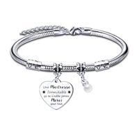LUODAN Bracelet pour Atsem, Cadeau Fin d'Année pour Maitresse, Directrice, Assistante Maternelle et Maître d'École