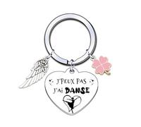 LUODAN Cadeau danse Porte-clés danse « J'peux pas, j'ai danse » - Idée cadeau femme danseuse Cadeau danse original drôle