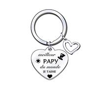 LUODAN Cadeau Papy Porte-clés Pour mon Papy Cadeaux Papy Grand-Père Cadeau Fête des pères | Noël | Anniversaire | Fête des Grands-Pères (2)