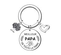 LUODAN Porte-Clés pour la Fête des Pères - Cadeau Papa d'Anniversaire et Noel