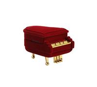 LUOEM Bague Box Piano forme de pendentif pour collier boucles d'oreilles Mariage Saint Valentin Cadeau Créatif