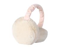 LUOEM Cache Oreille En Peluche Blanc Unisexe Hiver Chaud Pliable Confortable Pour Ski RandonnéE VéLo Protection Oreilles Froid