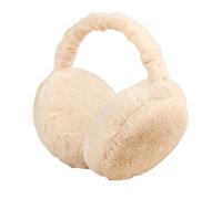 LUOEM Cache-oreilles d'Hiver Unisexe Anti Froid Cache-Oreilles En Peluche Chaud Pour Femme Homme Cache Oreilles Femme Réglable et Pliable (Beige)