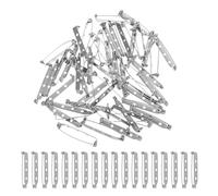 luoem Lot de 50 Aiguilles 37 mm Broche Aiguille de sécurité en Acier Inoxydable