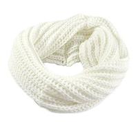 LUOEM Tour de Cou Tricot en fil de laine Echarpe Tube Hiver pou femme