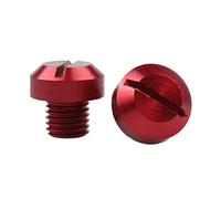 LUOFANG 2 pièces antirouille Moto Aluminium M8 rétroviseur Trou Bouchons vis rétroviseur Support