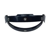 LUOFANG Adaptateur Noir Motos Fixation de Base Rabattable pour 3 Boutons-Pression Bulle Bouclier visière Masque Facial Accessoires de Casque